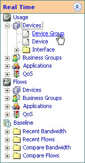 Report Menu Device Group